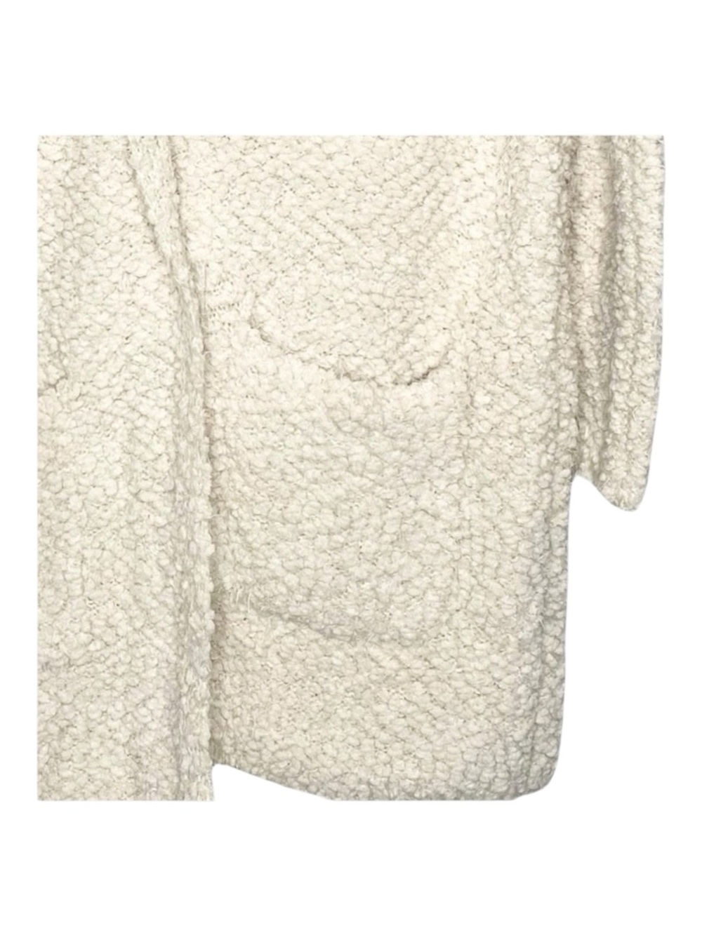 new Young Fabulous Broke ❃ Wylie Fuzzy Hoodie Cardigan Sweater Teddy Coat ❃ M L - Picture 11 of 16